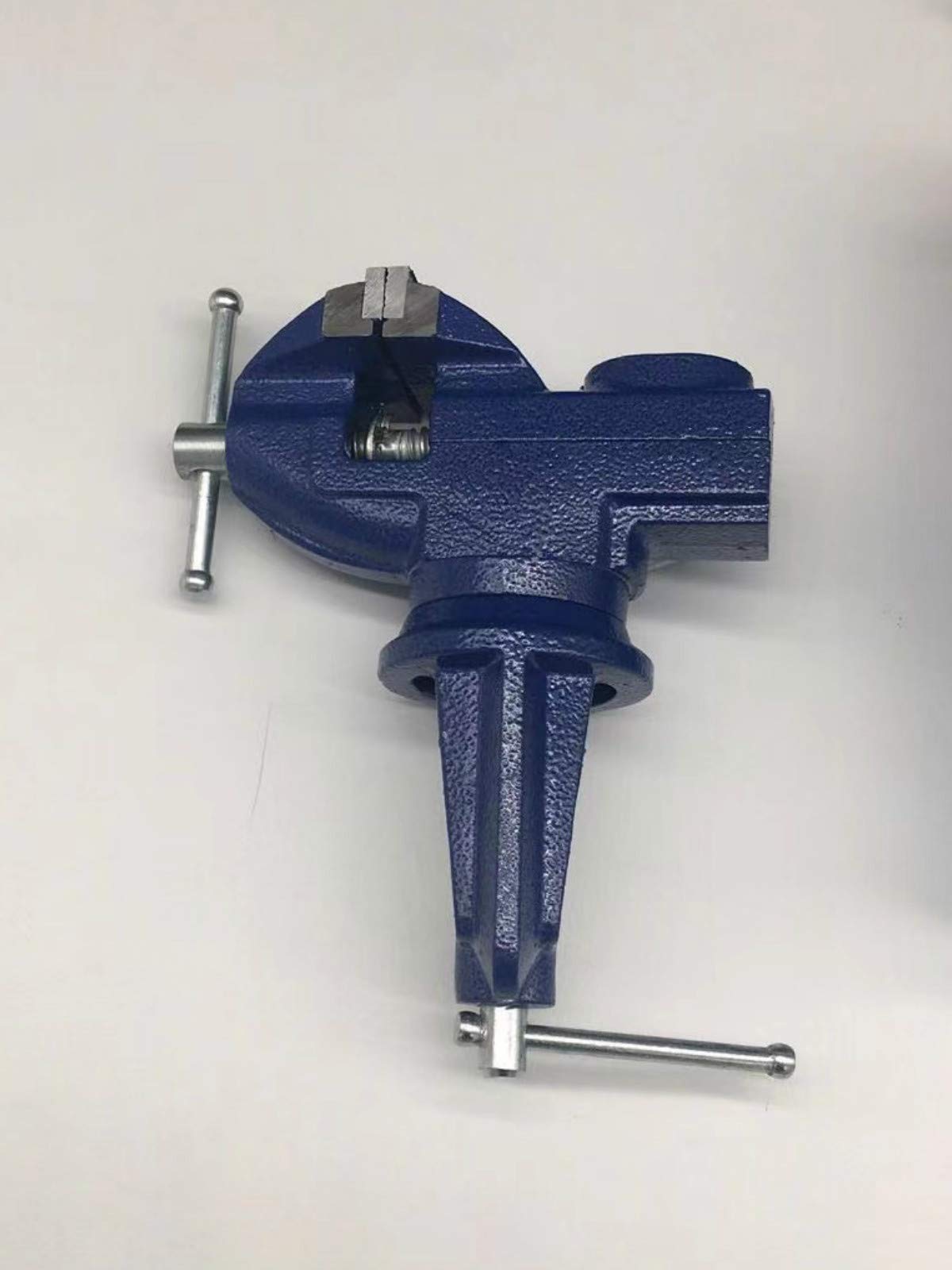 Sourcemall 360° Rotating Bench Vise, 2.5'' Cast Iron Table Vise Clamp for Woodworking, Hobby, DIY Craft (Clamping Range: 0-2.5inch) Sourcemall