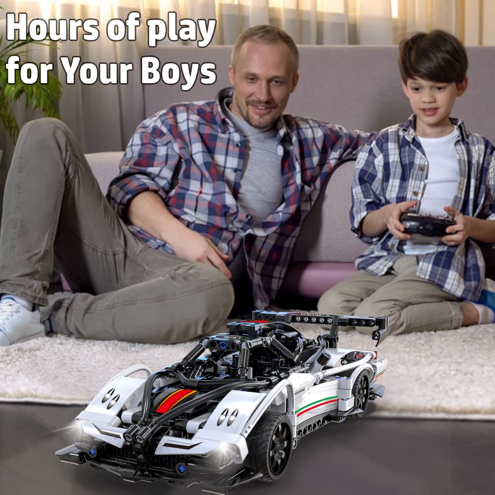 WisePlay Model Cars to Build for Adults and Kids 8-12 Year - STEM Projects for Kids Ages 12-16 Year - Build Your Own Remote Control Car - STEM Kits and Great Gift for Easter WISEPLAY