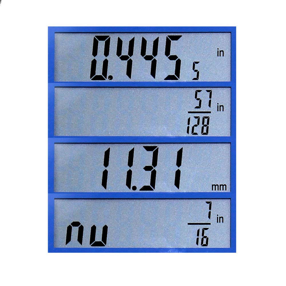 iGaging Fastener Caliper Digital IP54 0-6"/0.0005" Metric/Inch/Fraction 128th/32nd iGaging