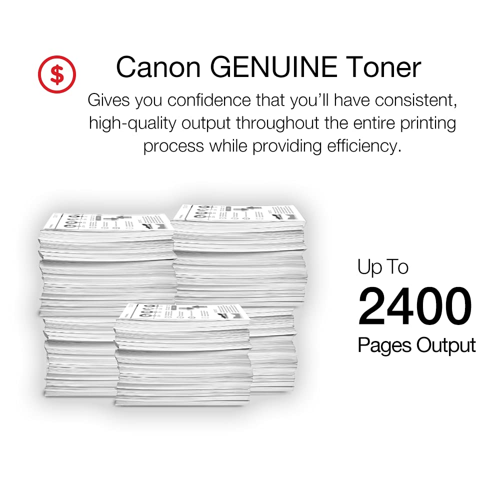 Canon Genuine Toner Cartridge 137 Black (9435B001), 1-Pack ImageCLASS MF212w, MF216n, MF217w, MF244dw, MF247dw, MF249dw, MF227dw, MF229dw, MF232w, MF236n, LBP151dw, D570 Laser Printers Canon