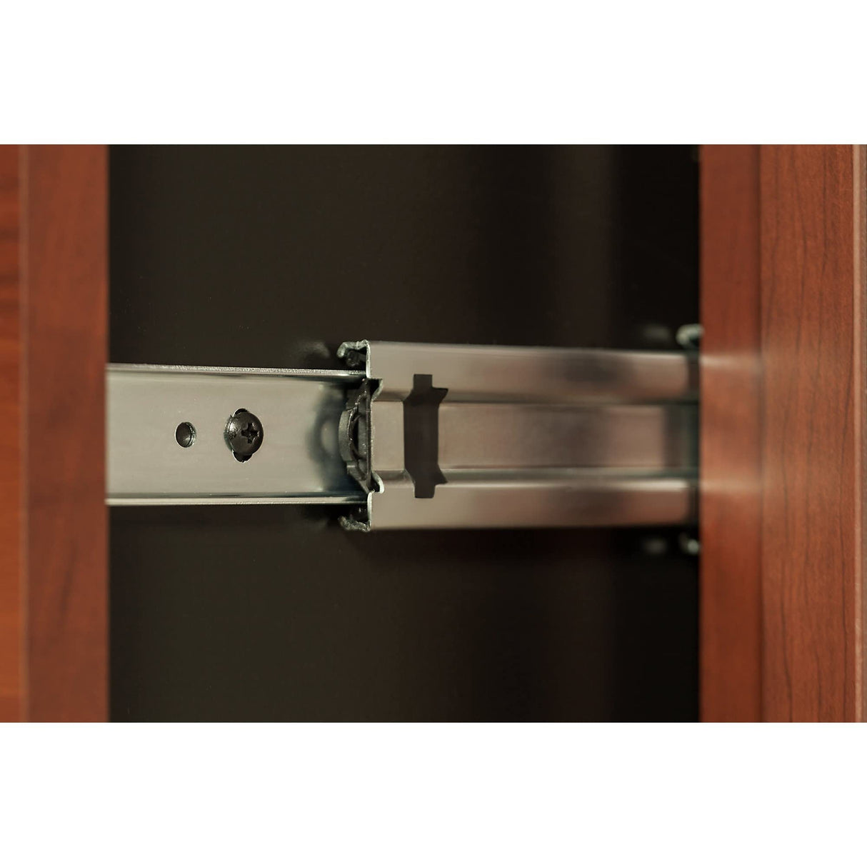 Bush Business Furniture Components 21"D Vertical 3-Drawer Mobile File Cabinet, Hansen Cherry/Graphite Gray, Standard Del Bush Business Furniture