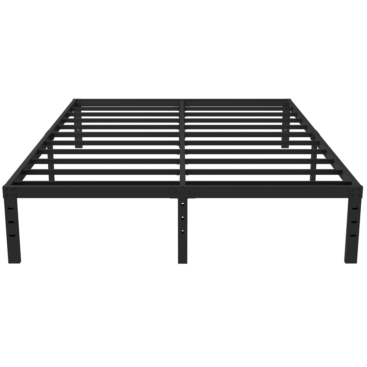 Upcanso 16 Inch Queen Bed Frame No Box Spring Required, Metal Platform Queen Size Bed Frames with 14 Inch Storage, 3,500 lbs Heavy Duty Steel Slats Support, Easy Assembly Mattress Foundation Upcanso