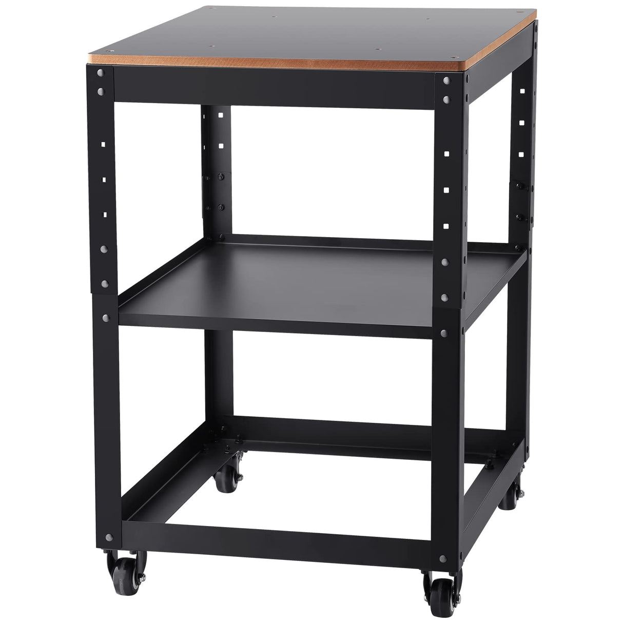 VEVOR Planer Stand, 100 lbs / 45 kg heavy loads, Three-Gear Height Adjustable Thickness Planer Table,with 4 Stable Casters & Storage Space, for most planers, saws, bench-top machines, power tools VEVOR