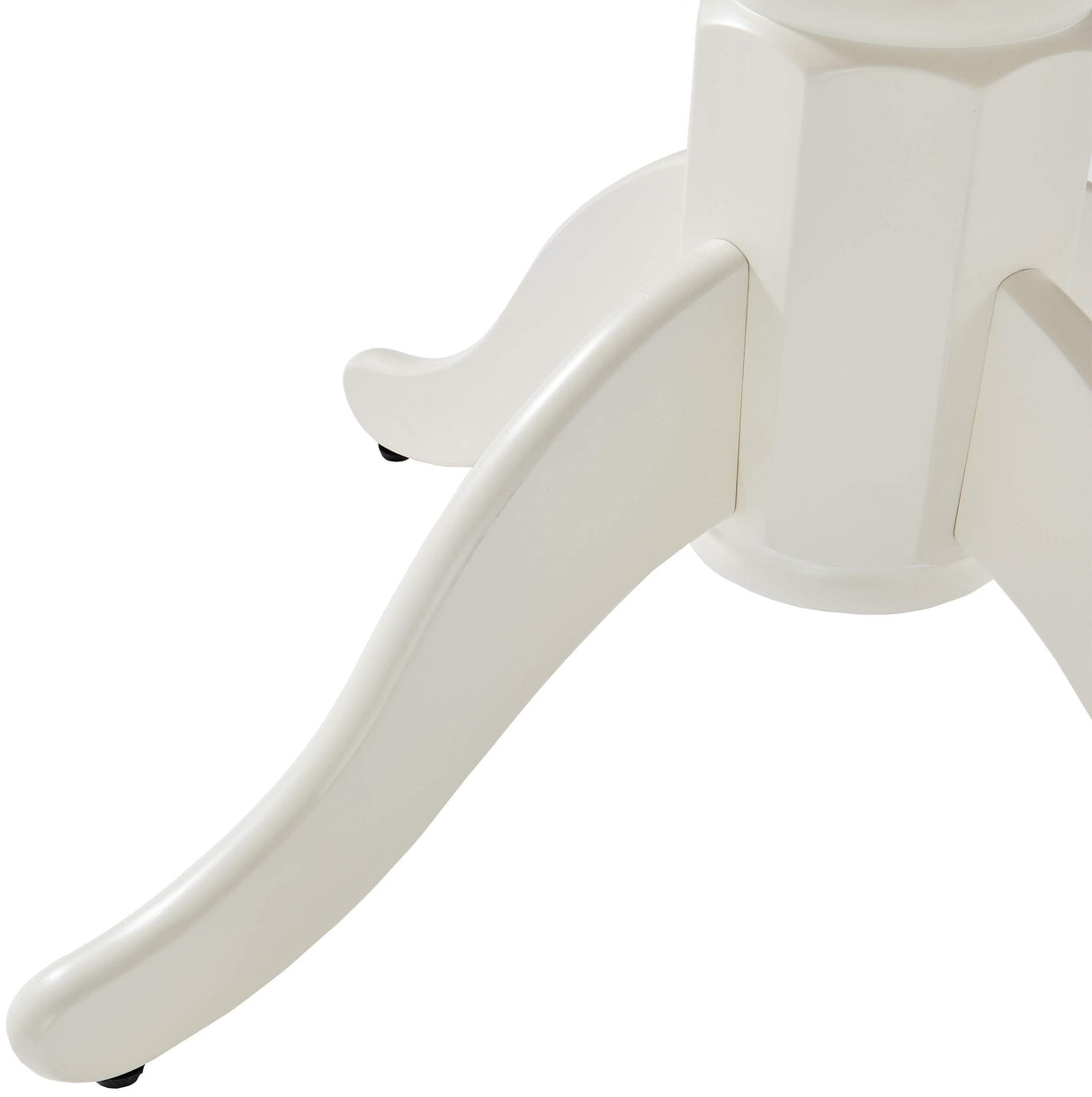 Crosley Furniture Shelby 5-Piece Traditional Round Dining Table Set for 4, Distressed White Crosley Furniture