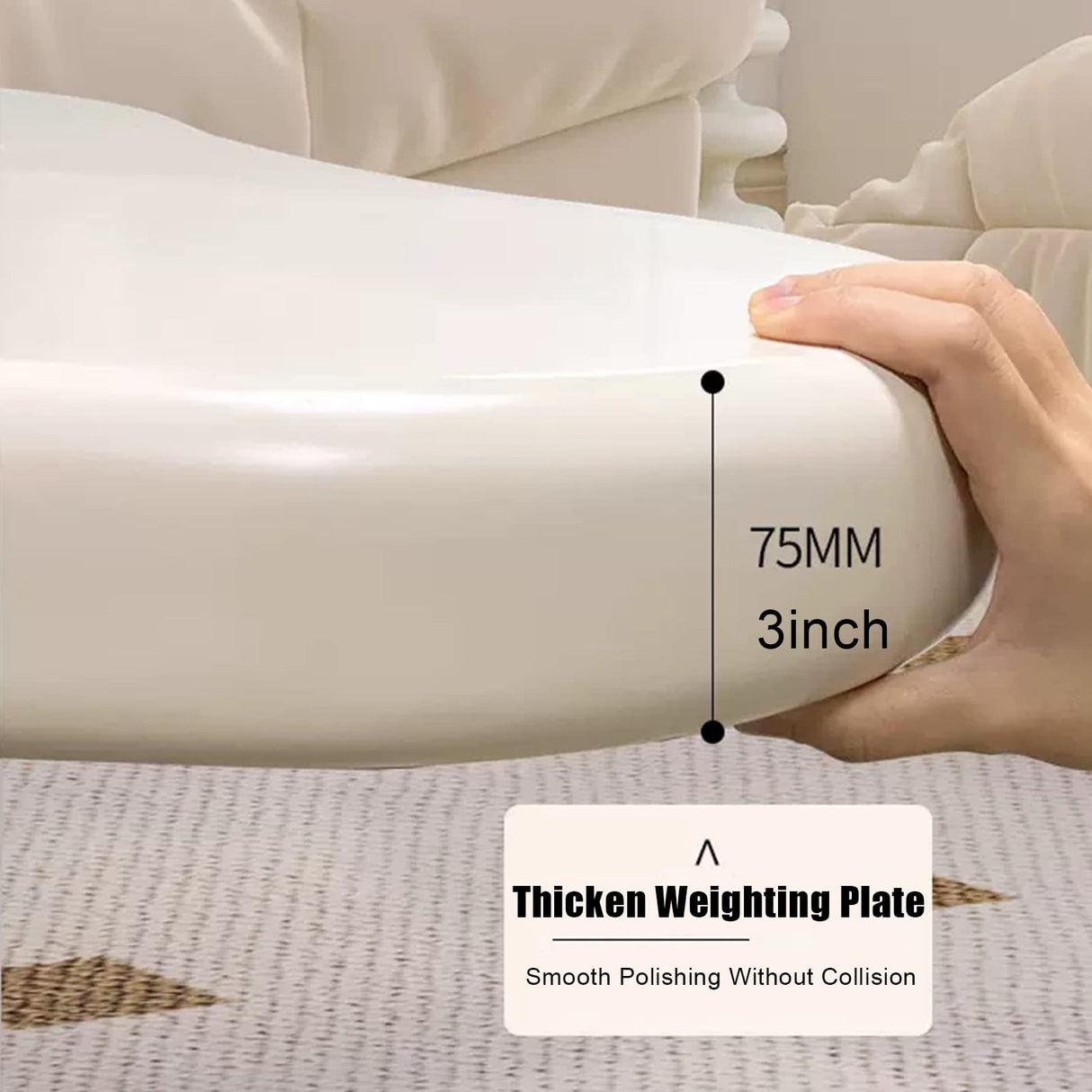 QQXX Cloud-Shaped LED Coffee Table,Irregular Cartoon Indoor Tea Table with 2 Drawers&Acrylic legs,Wood Round Corner Thicken End Table,for Living Room Bedroom(with light, Off white A) QQXX