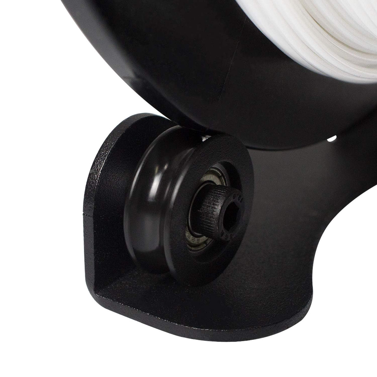 Iverntech 1 Set 3D Printer Filament Spool Holder, Sheet Metal Filament Mount Rack Spool Holder for PLA, ABS, Wood, TPU, Nylon, Flexible 3D Printing Materials Iverntech