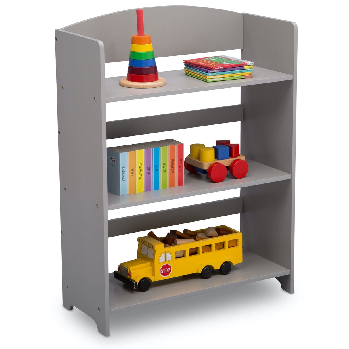 Delta Children MySize Bookshelf - Greenguard Gold Certified, Grey Delta Children