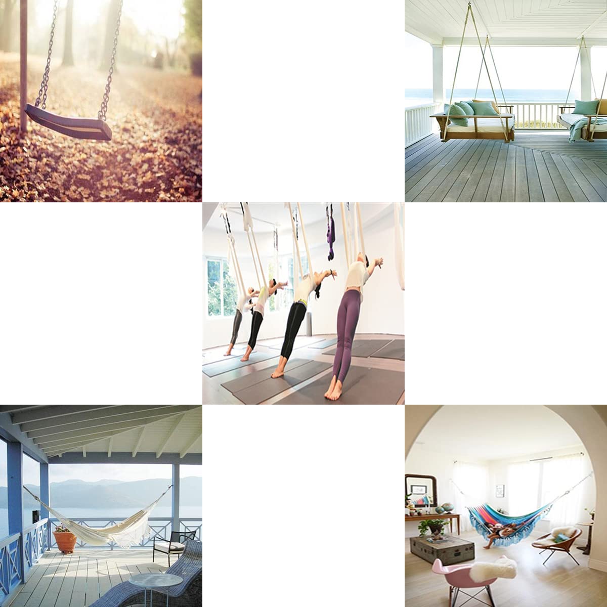 TooTaci 1000lb Capacity Hammock Hooks Heavy Duty, Hammock Hanging Kit with Screw Bolts, Stainless Steel Hammocks Wall Mount Kit, Ceiling Hook for Indoor Outdoor, Swing Chairs Hanging TooTaci