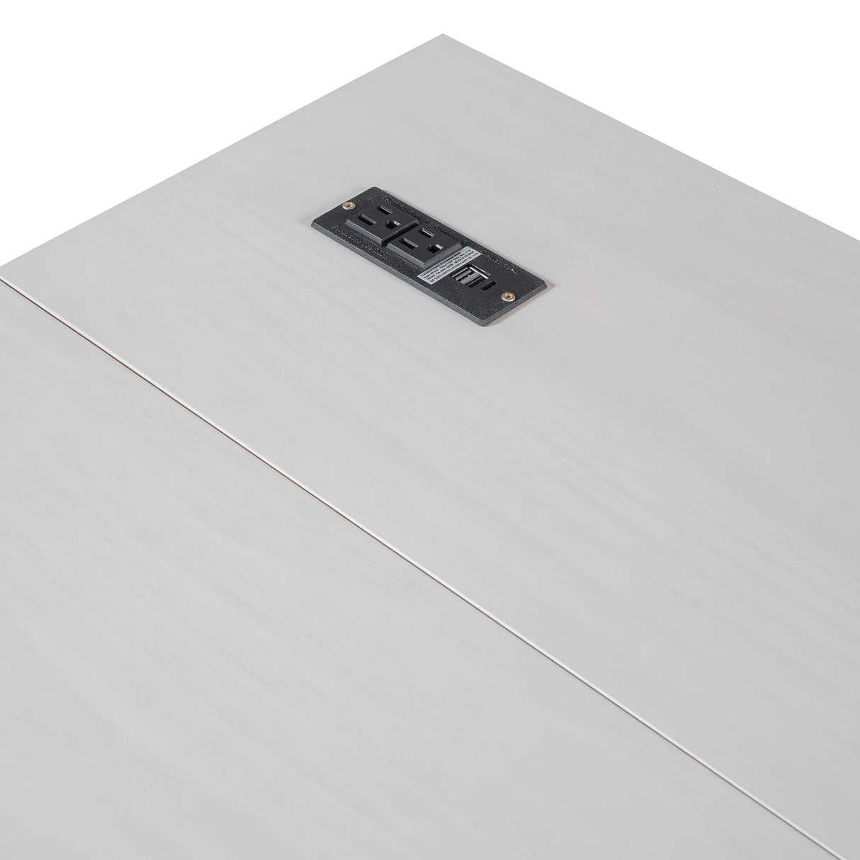 Harper & Bright Designs Queen Size Murphy Bed Cabinet with Large Drawer and USB Ports, Wooden Platform Bedframe, Can Be Convert into Storage Wall Chest, for Bedroom Small Space Office, White Harper & Bright Designs