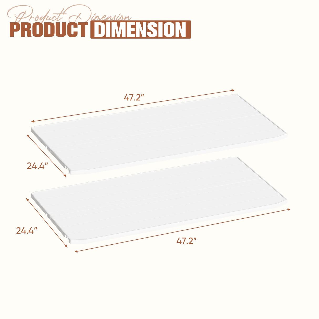 TUOZE 34 Cu Ft Resin Storage Shed with 2 Shelves, Waterproof Outdoor Storage Cabinet with Sloping Roof & Lockable Lid for Garden Tools, Trash Cans (Beige) Tuoze