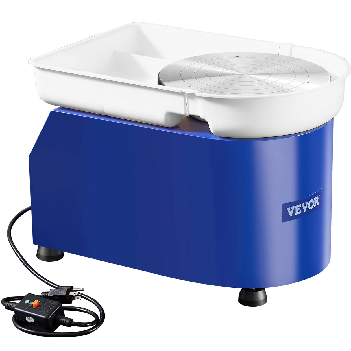 VEVOR 11in Pottery Wheel for Adults Beginners, 450W Ceramic Wheel Forming Machine With LCD Touch Screen, Adjustable 60-300RPM Speed Handle and Foot Pedal Control, 32PCS Accessory Tools Kit, Craft Gift VEVOR