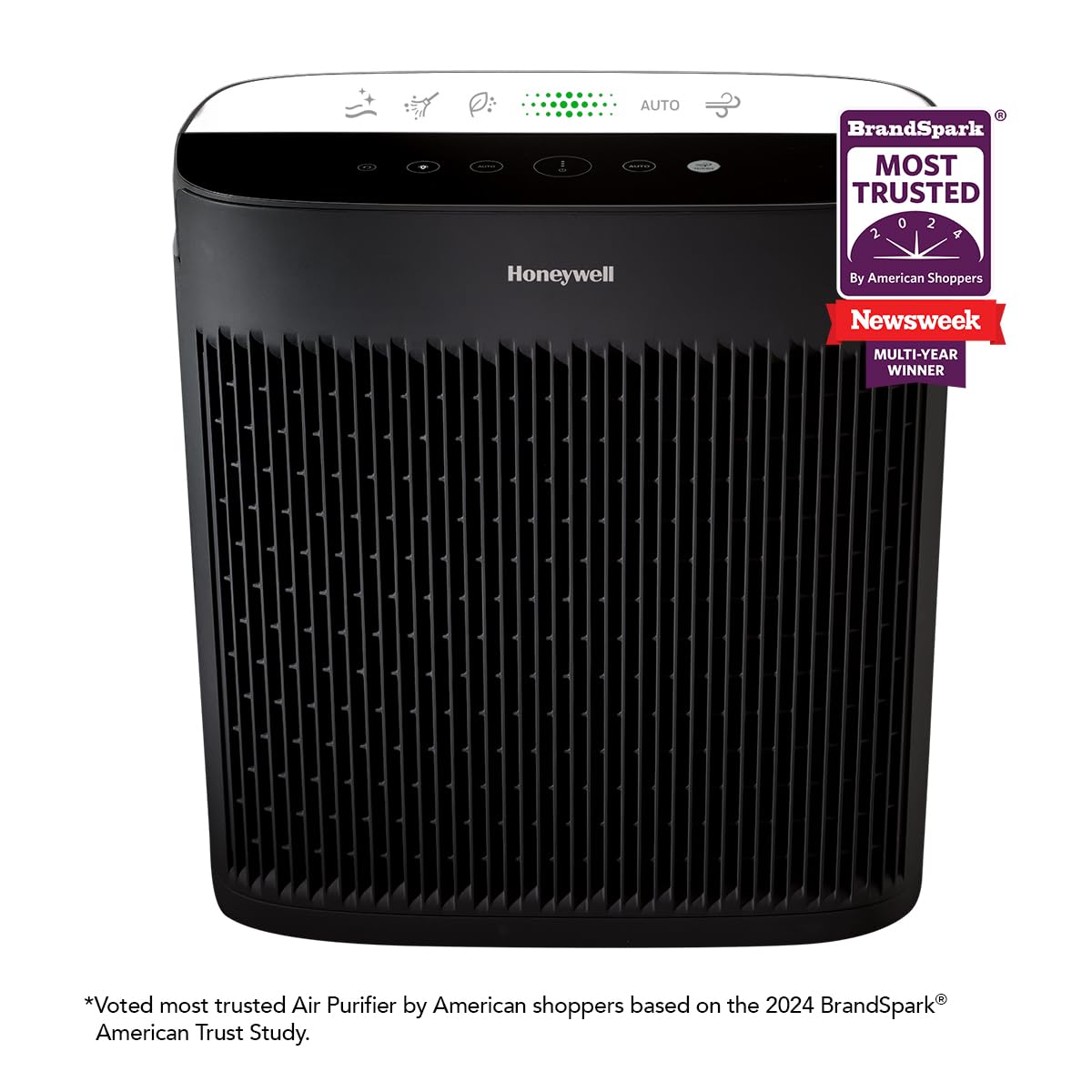 Honeywell InSight Series HEPA Air Purifier for Home, Extra-Large Rooms, includes Air Quality Monitor, Reduces Allergens, Smoke, Wildfire Smoke, Dust, Pollen, Pet Dander and More, Black, HPA5300B Honeywell