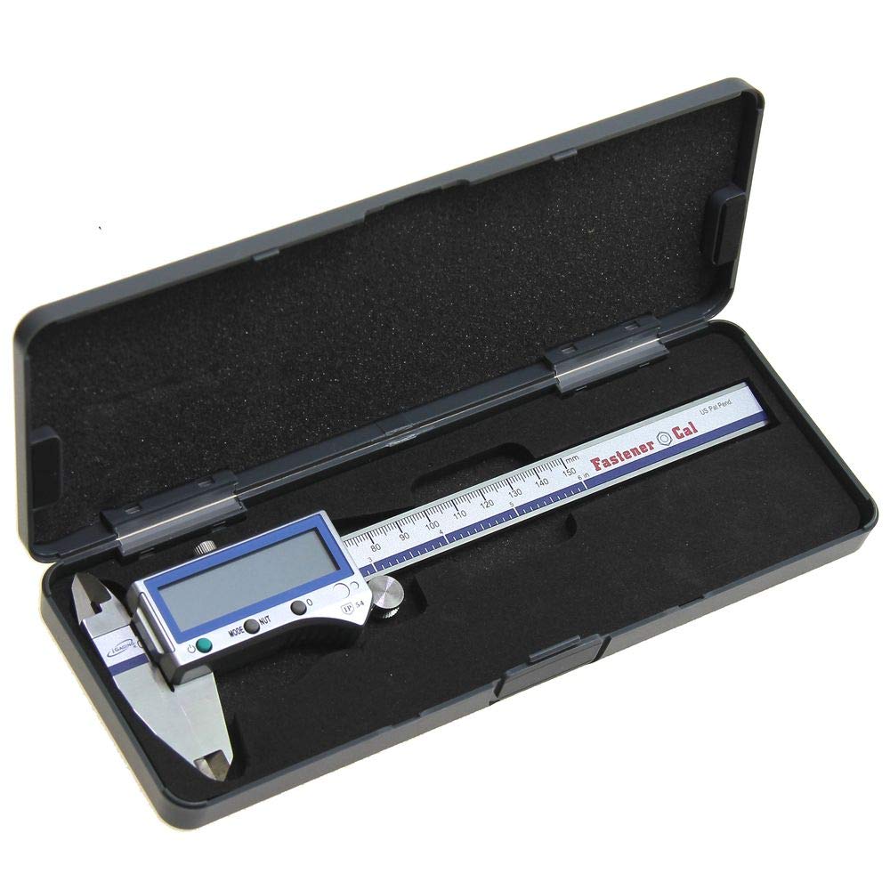 iGaging Fastener Caliper Digital IP54 0-6"/0.0005" Metric/Inch/Fraction 128th/32nd iGaging