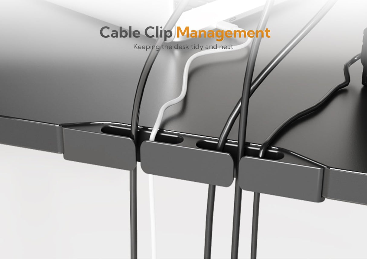 Claiks L Shaped Standing Desk Adjustable Height, Dual Motor Electric Corner Standing Desk, 63x55 inch Sit Stand up Desk with Splice Board, Black Claiks