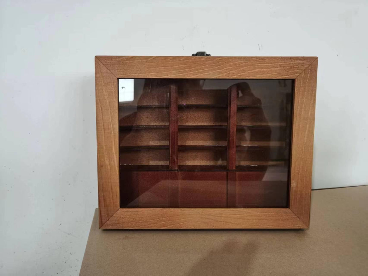 Shake Away Your Anxiety Wooden Bookshelf Ornament - Mini Book Box Display for Stress Relief TPXAVRDZ