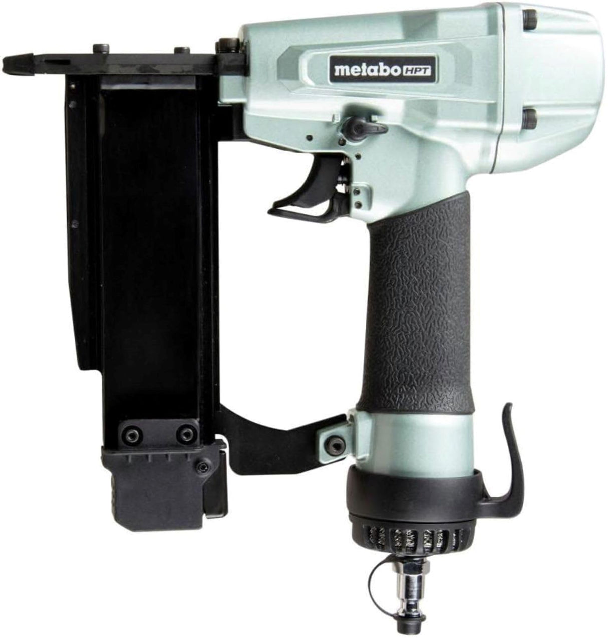 Metabo HPT Pin Nailer Kit | Pro Preferred Brand of Pneumatic Nailers | 23 Gauge | Accepts 1/2-Inch to 2-Inch Pin Nails | Ideal for Paneling, Small Molding, & Fine Trim Work | Built-In Silencer | NP50A Metabo HPT