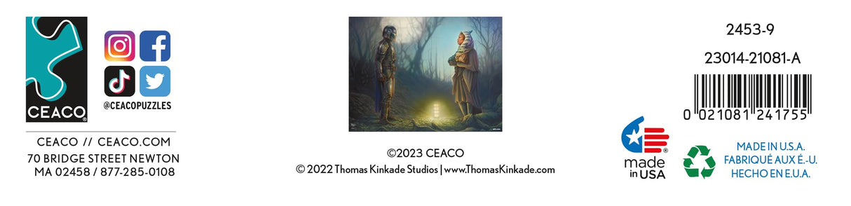 Ceaco - Thomas Kinkade - Star Wars - Mandalorian Connection - 500 Piece Jigsaw Puzzle Ceaco