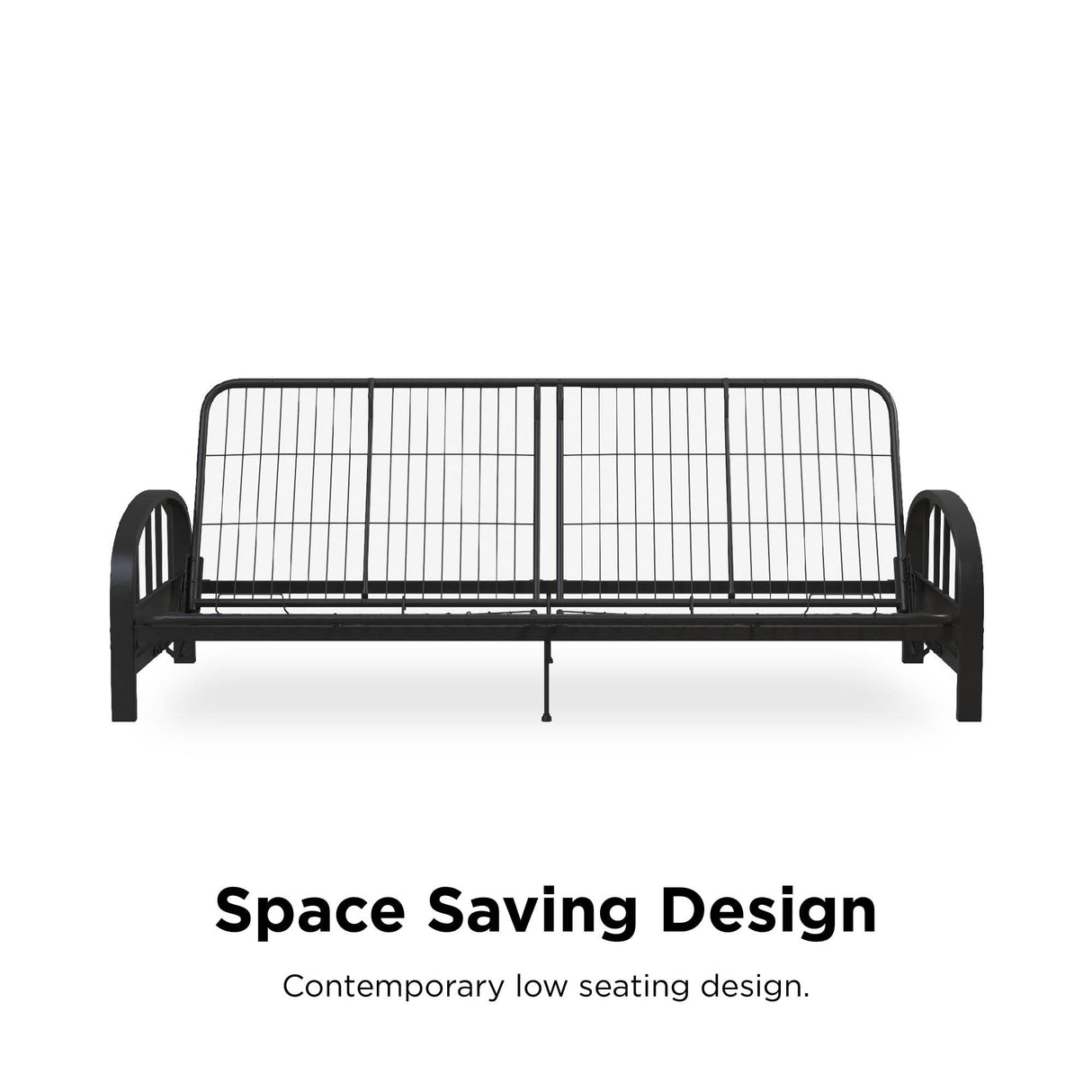 DHP Aiden Metal Futon Frame, Black DHP