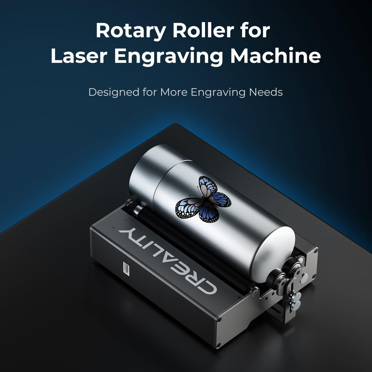 Creality Laser Rotary Roller, 360° Laser Engraver 7 Adjustment Diameters, Y-axis Rotary Module for Engraving Curved Surface Objects, Fit for Creality 5W 7.5W 10W 12W 22W 40W Laser Engraving Machine Creality