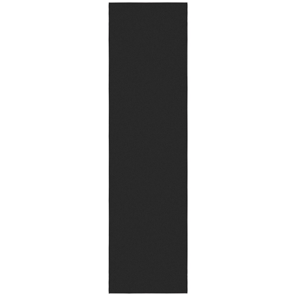 Machine Washable Modern Solid Design Non-Slip Rubberback 3x10 Traditional Runner Rug for Hallway, Kitchen, Bedroom, Living Room, 2'7" x 9'10", Black Ottomanson