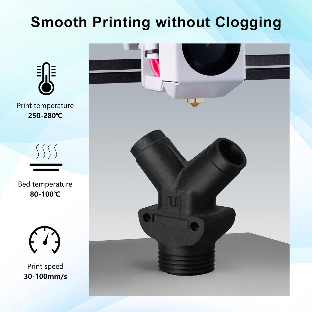 IEMAI Carbon Fiber ABS Filament 1.75mm, Black ABS-CF 1kg Spool, High Strength, Impact & Heat Resistant 3D Printer Filament, Perfect for Functional Parts & Industrial Applications IEMAI