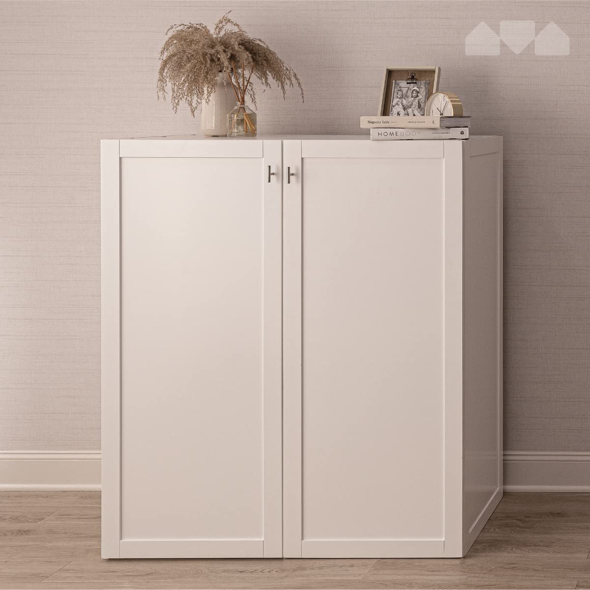 Milliard Diplomat Folding Bed Storage Closet Murphy Cabinet, 49x42.5 in. (Bed Not Included) Milliard