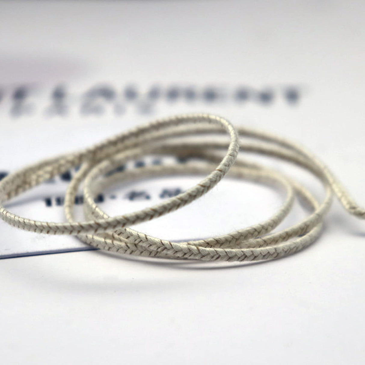 260 Foot Candle Wick, 24 PLY Braided Candle Wick Spool, Cotton & Paper Interwoven Core, Candle Wicks for Candle Making, Candle Wick Roll for DIY Candle Craft Making TOKAYIFE