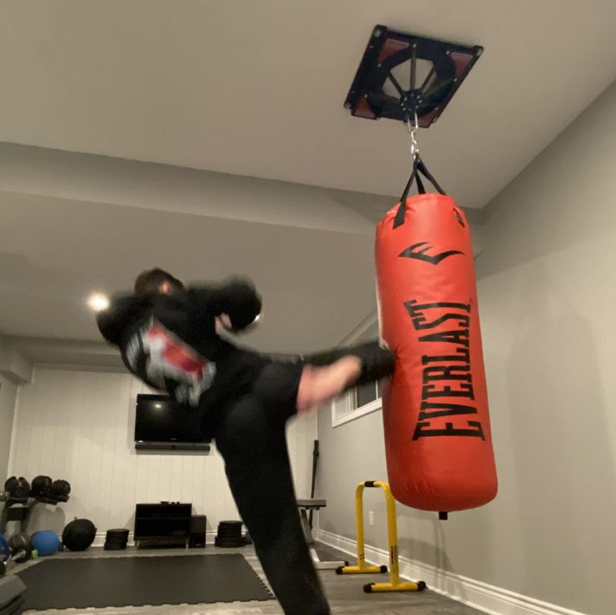 Firstlaw Fitness Spider Mount 140 - Heavy Punching Bag Hanger - for Heavy Bags up to 140 LBS - Made in The USA Firstlaw Fitness