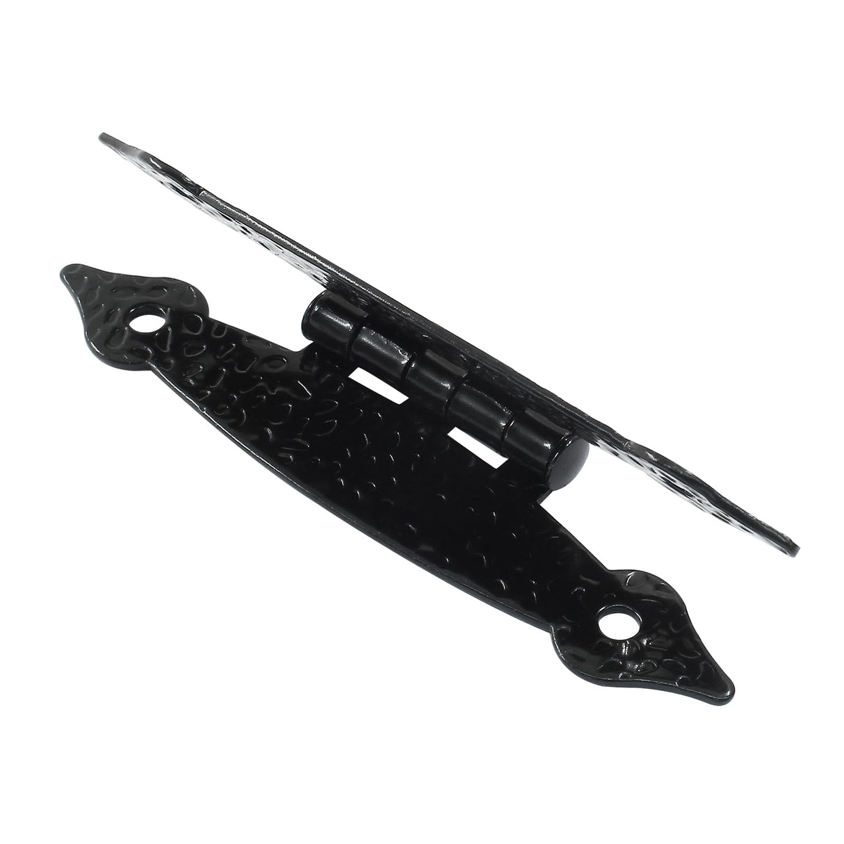 Murtenze 12 Pack 3.5 Inch Black Antique H Hinges Cold Rolled Steel Cabinet Hinge Flat Hinges Flush Mount Door Hinges Decorative Hinges for Cabinet Drawer Jewelry Box Murtenze