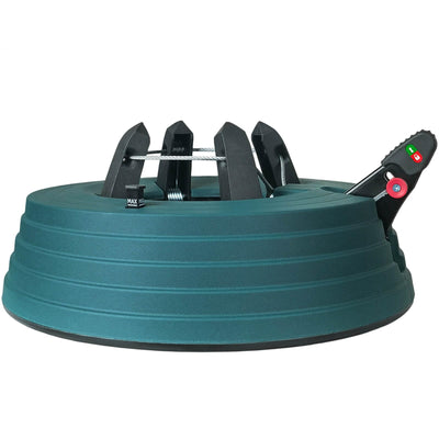 JILUVA Christmas Tree Stand with Water Reservoir, Foot Press Easy Setup, Fits up to 6 Ft Real Tree with 5.1" Diameter, Equipped with Water Level Indicator, No Assembly Needed