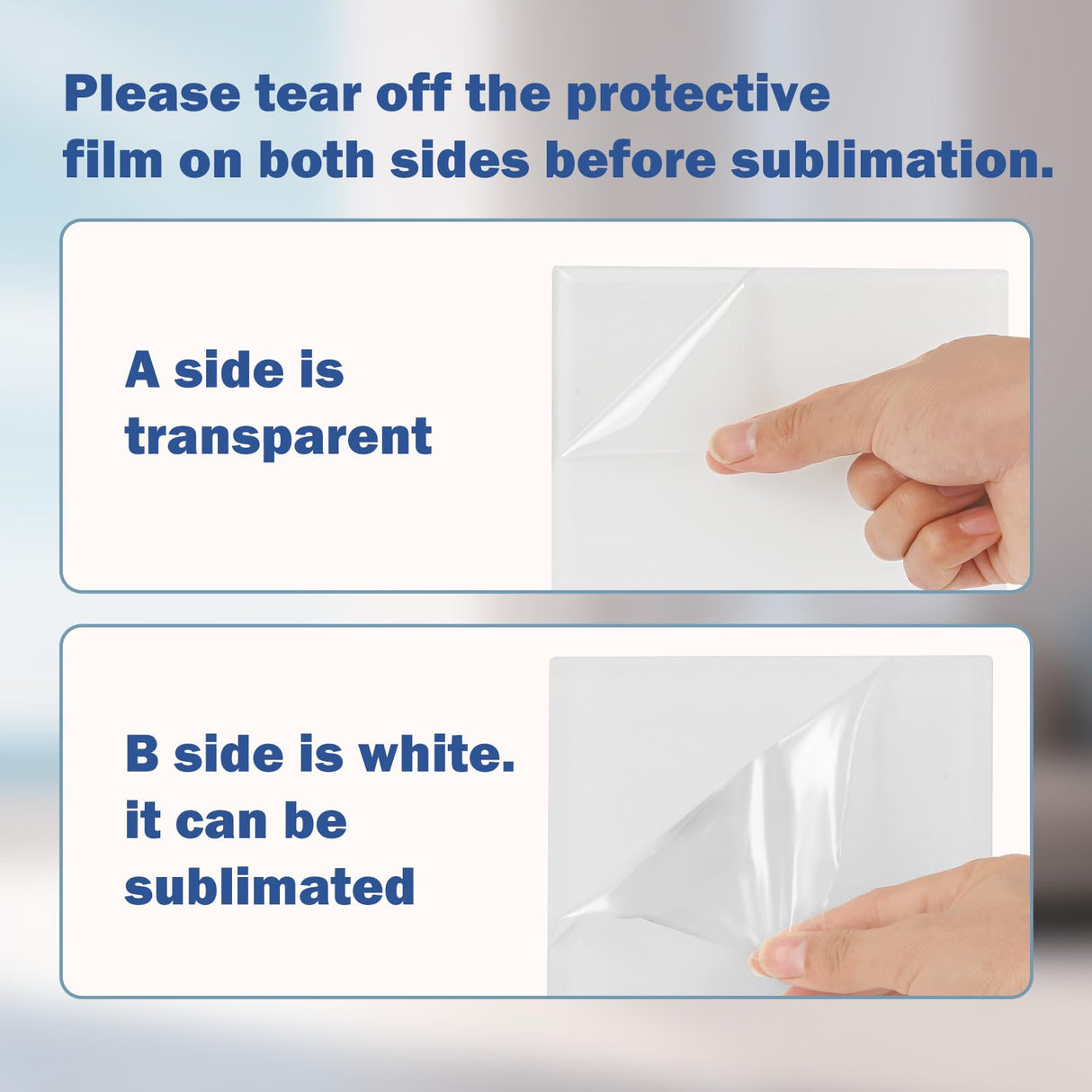 WANZELONYO Sublimation Photo Blanks 8x10 Inch 4 PCS Acrylic Sublimation Plate Plaque Picture Frame for Decoration Bulk WANZELONYO