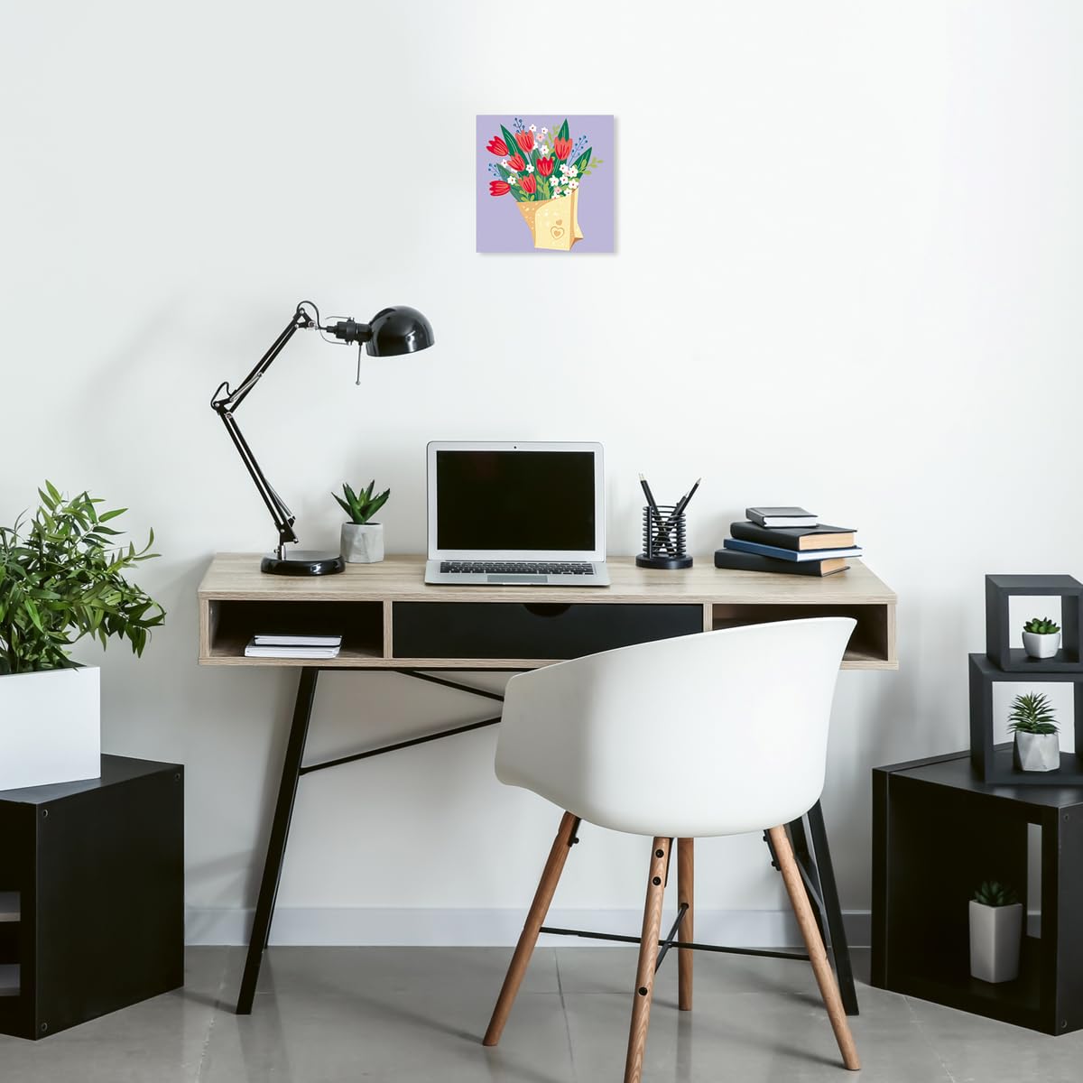 Ravensburger Relax CreArt Tulip Bouquet Paint by Numbers Kit | Perfect DIY Art Gift for Adults, Stress Relief, and Creative Hobby Ravensburger