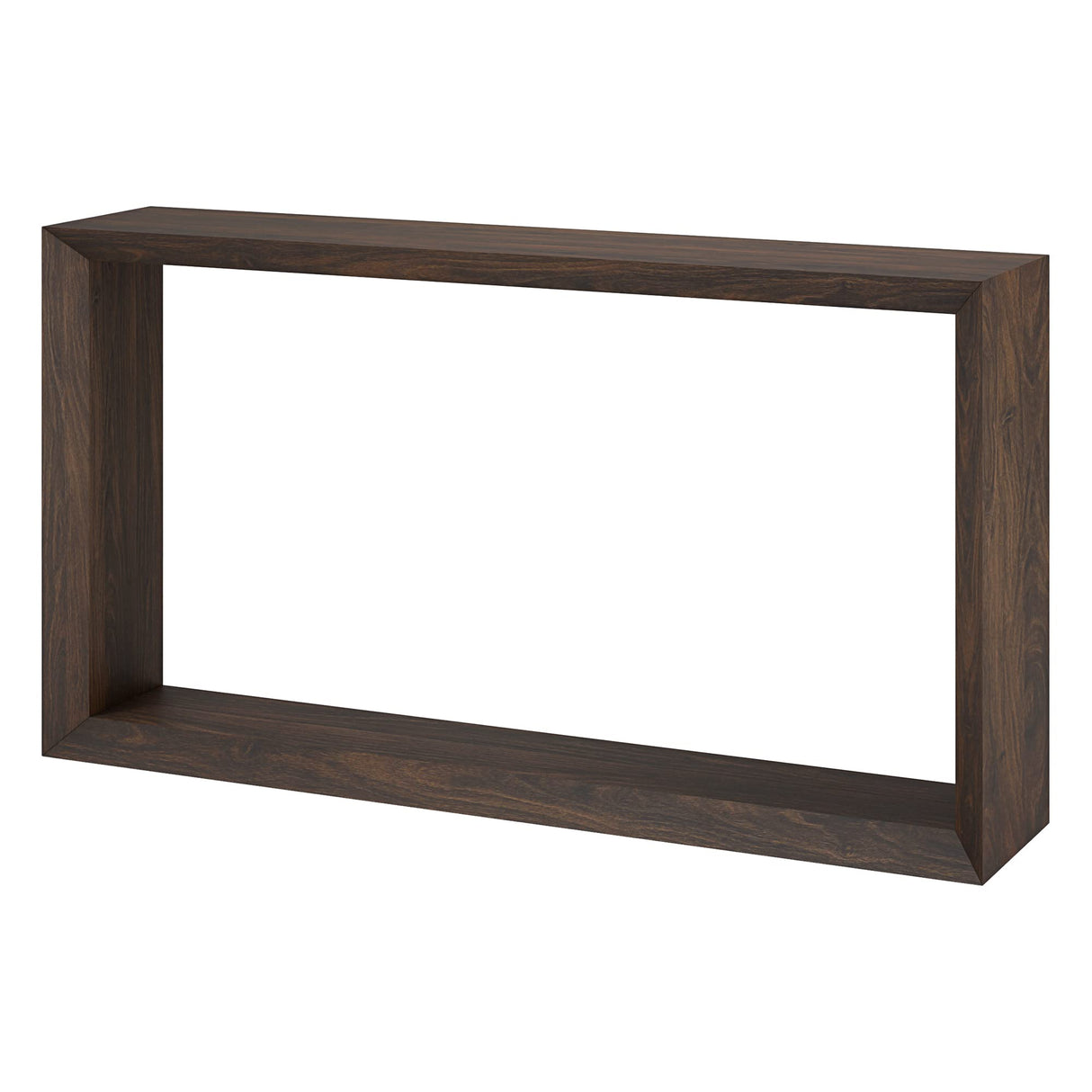 Henn&Hart 55" Wide Rectangular Console Table in Alder Brown, for Home, Living Room, Bedroom, Entertainment Room, Office Henn&Hart
