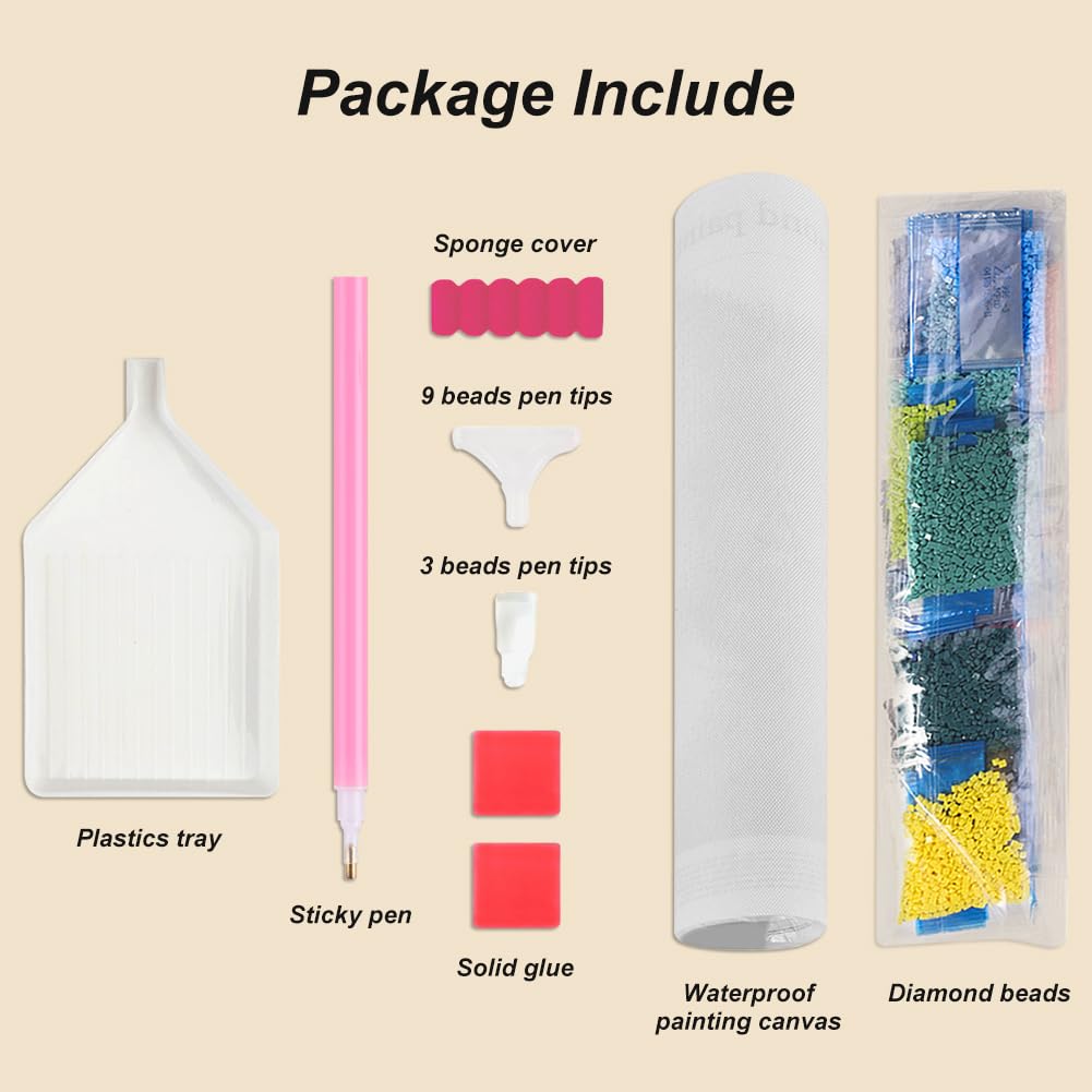 FHBUBPUP Virgin Mary Diamond Painting Kits for Adults, Flower Diamond Art Kits for Beginners, 5D DIY Full Drill Round Gem Art, Paint with Diamond Beads Craft Christmas Home Wall Decor 12x12 inch FHBUBPUP