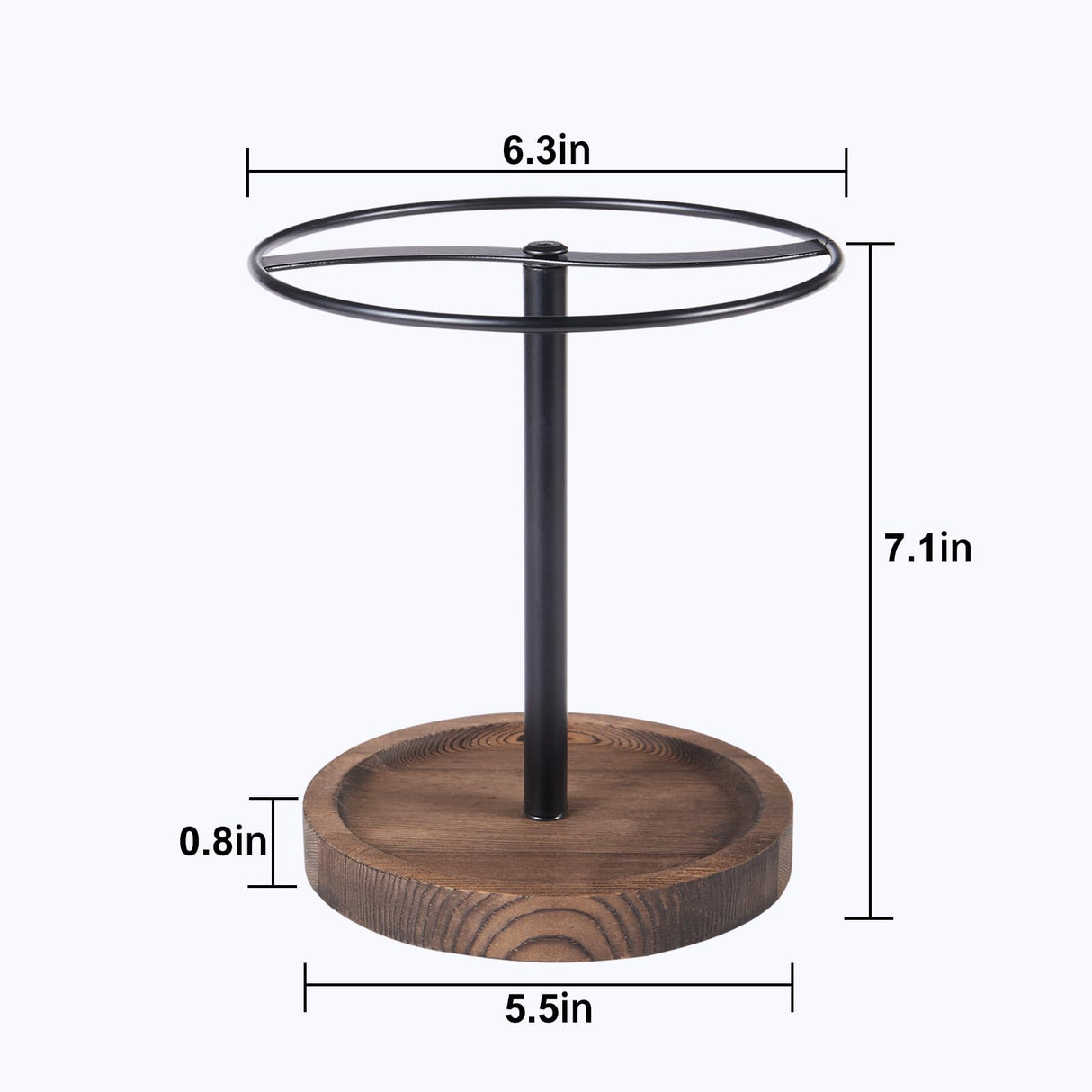 BDBDYEAY Sunglasses Organizer Wood Glasses Holder Stand, Metal Sunglass Storage Display Rack for 12Pairs Eyeglasses, Eyewear Organizer for Dresser Table Desk Countertop Bedroom BDBDYEAY