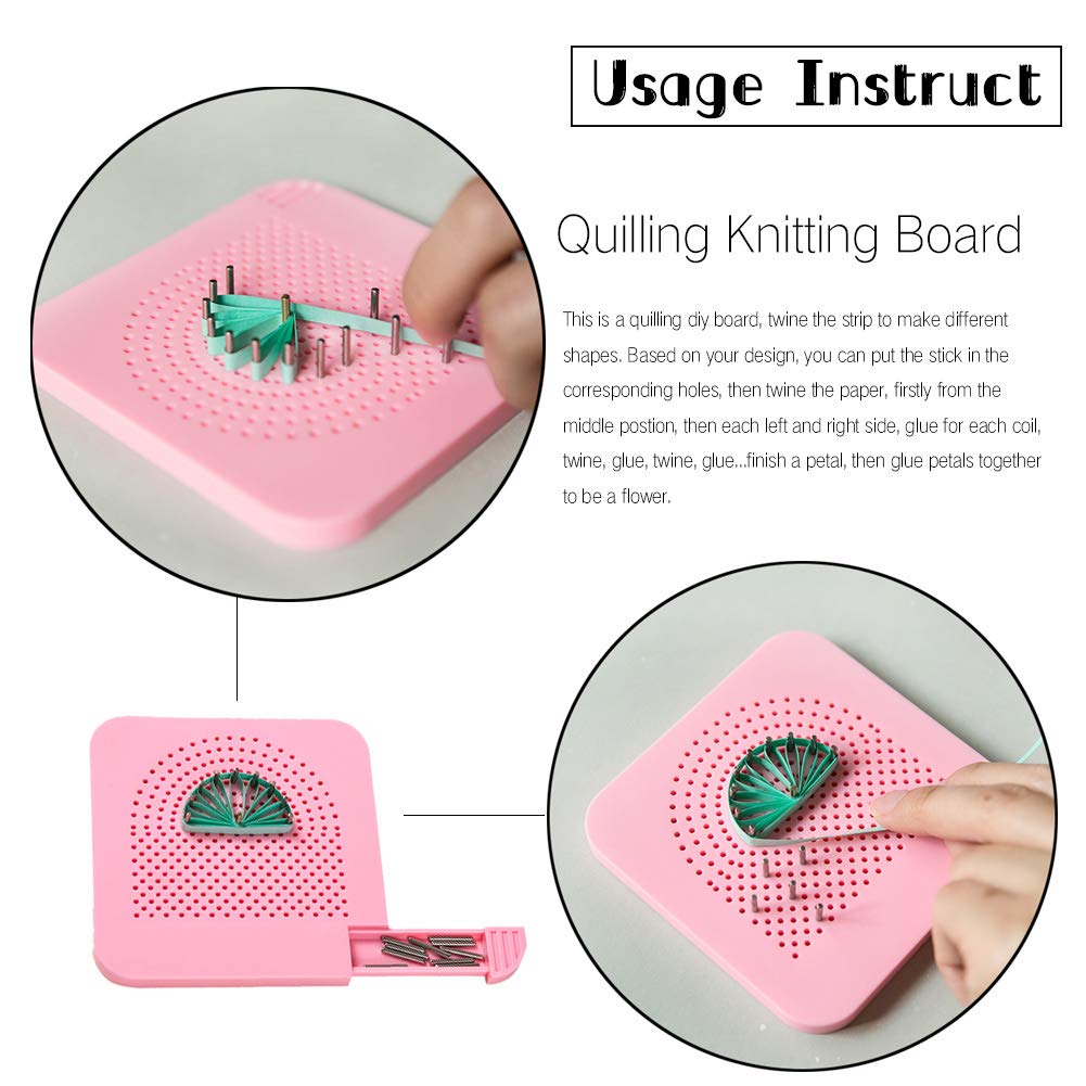 IMISNO Paper Quilling Kit - Quilling Tools and Supplies, Paper Strips IMISNO