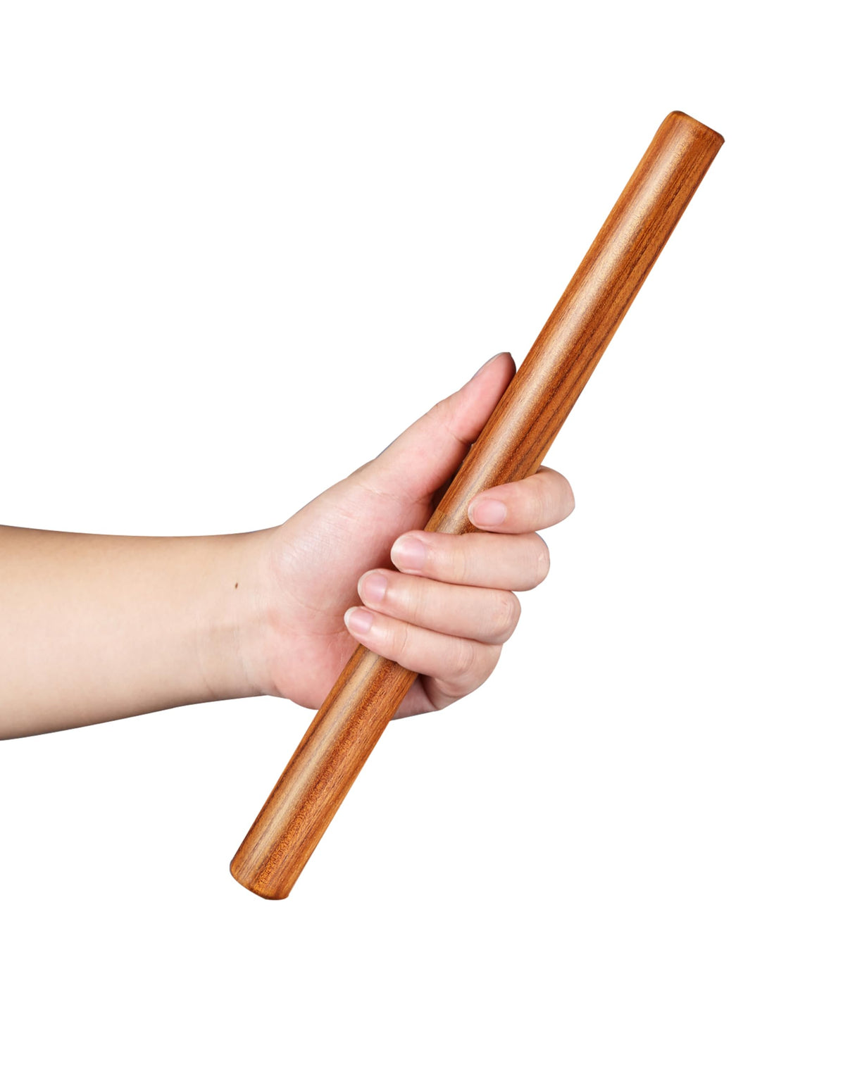 Wood Rolling Pin for Dough, Vinoil French Rolling Pins for Baking with Slicone Baking Mat Set, Dough Roller for Baking Fondant Pizza Pasta Pies Cakes Bread and Cookies, 16 Inch Rosewood Vinoil