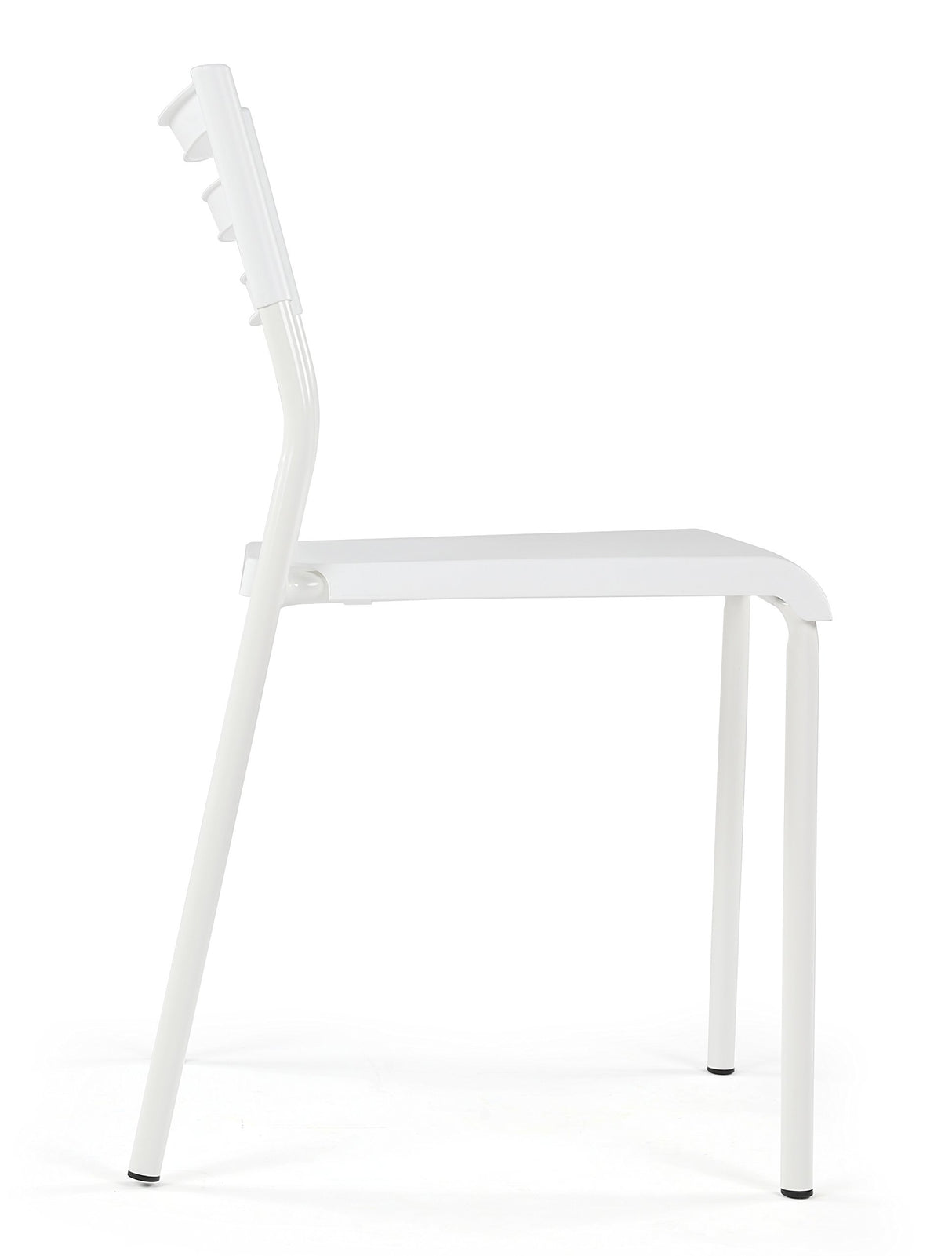 Lucky Theory Humble Crew Lightweight Desk Chair, Plastic, White White 19D x 16W x 30H in Humble Crew