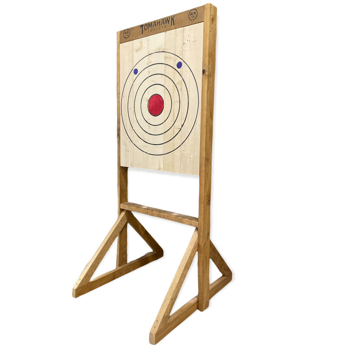 Tomahawk Targets - Freestanding Wooden Axe and Knife Throwing Target Board - 6ft Tall Generic