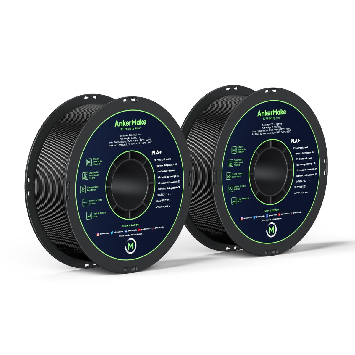 AnkerMake M5C 3D Printer, AnkerMake PLA+ 3D Printing Filament and Accessory Set AnkerMake