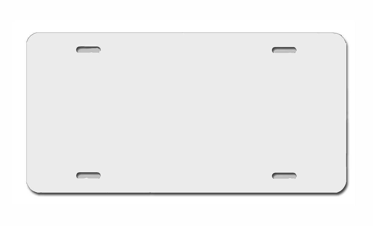Blank Automobile (6 X 12) Aluminum License Plate for Sublimation or Vinyl Decoration (10) Carpe Diem Designs