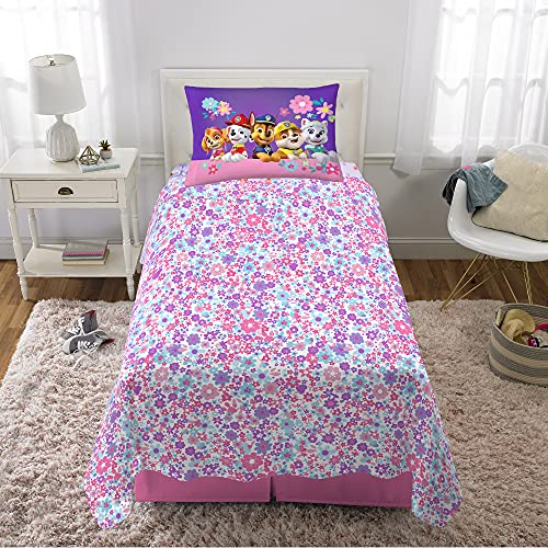 Paw Patrol Girls Kids Bedding Super Soft Microfiber Sheet Set, Twin, (Official) Nickelodeon Product By Franco Franco