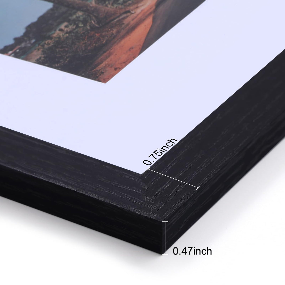 Vittanly 10 Pack Picture Frames Collage Wall Decor, Gallery Wall Frame Set for Wall or Tabletop Display, Multi Sizes with Two 8x10, Four 5x7, and Four 4x6 Photo Frames, Black Vittanly