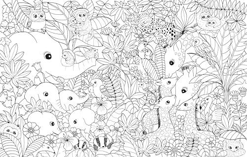 A Million Baby Animals: Little Creatures to Color (A Million Creatures to Color) WoodArtSupply