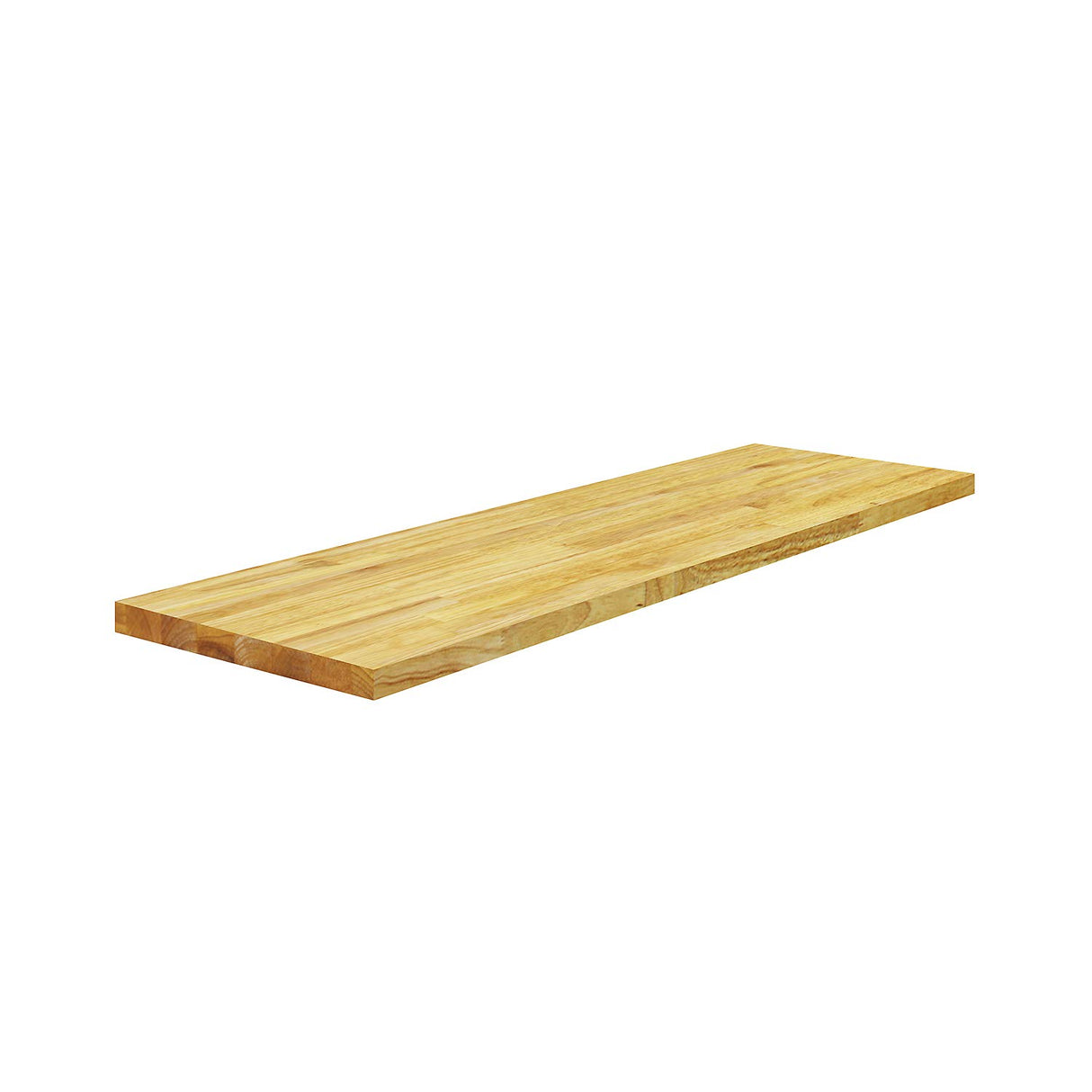 BenchPro Floating Shelf Wall Mounted Solid Butcherblock Shelf 12" Depth x 48" Length x 1" Thick BenchPro