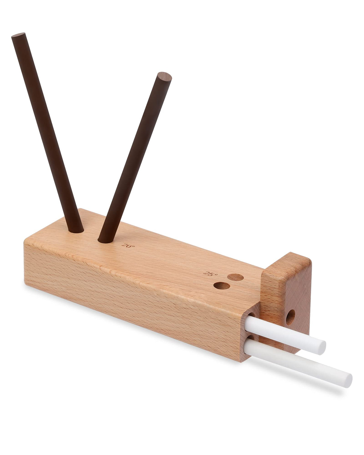 4-Rod Turn Box, Ceramic Sharpener Rod from Kitchen Sharpening Tool, Portable Manual Ceramic Sharpening Rod Uiozr