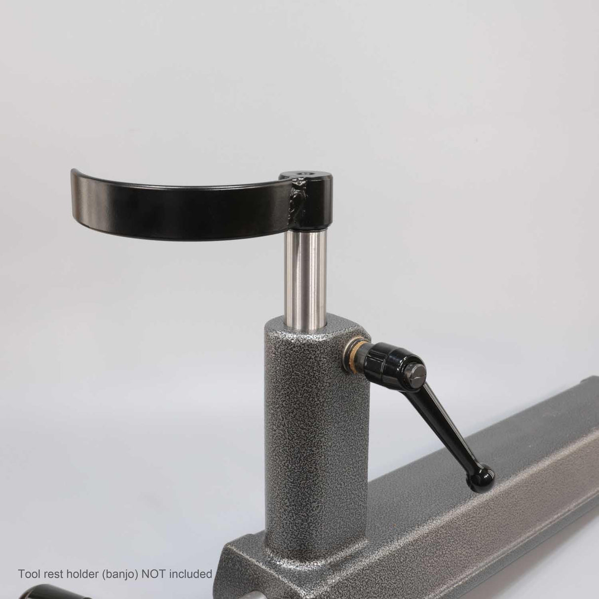 Hurricane Turning Tools, 5" Diameter Curved Tool Rest For Turning Small Bowls on Wood Lathe, 1" Diameter Post, 4" Post Length Hurricane Turning Tools