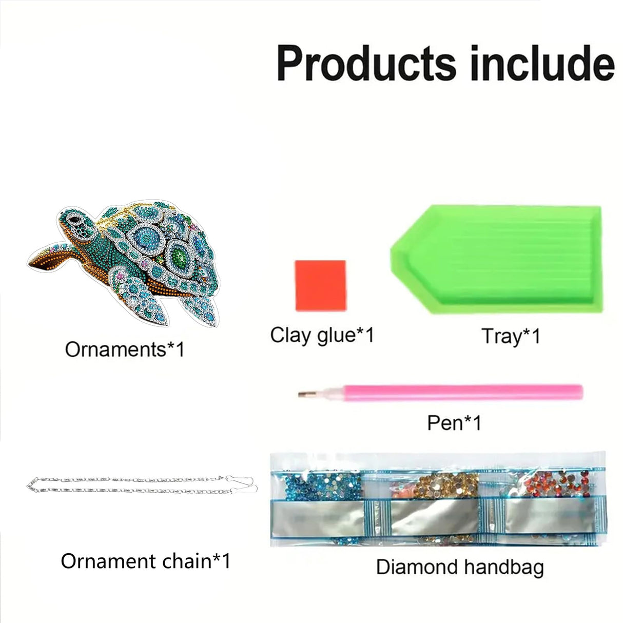 STGLCR Sea Turtle Suncatchers Special Shape Diamond Painting Kits for Beginner,Crystal Rhinestones Diamond Dots Diamond Art DIY Kits for Adults Painting Pendant Ornament for Home Wall Decor 7.8inch STGLCR