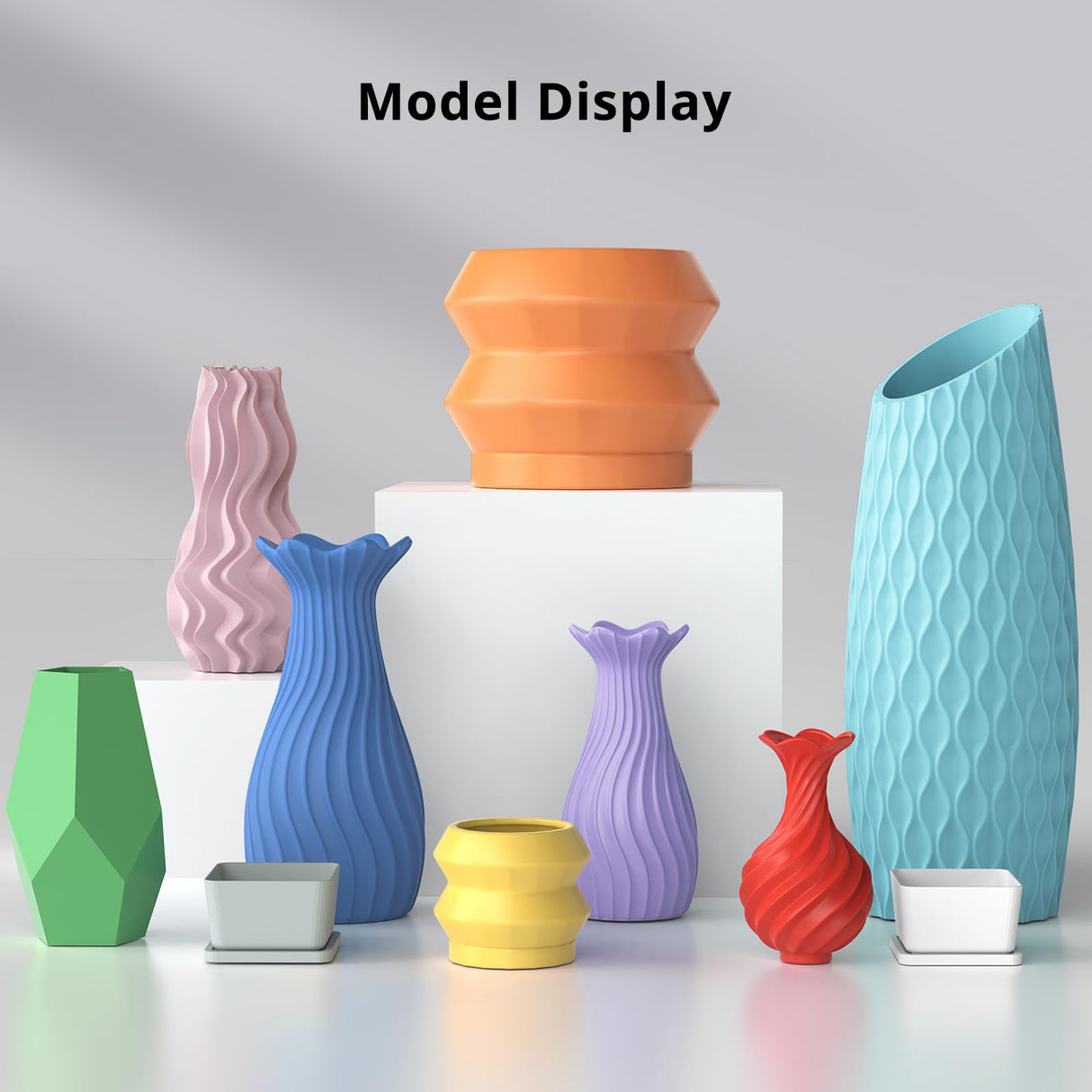 ANYCUBIC Matte PLA Filament 1.75mm, 3D Printing PLA Filament 1.75mm Dimensional Accuracy +/- 0.02mm, 1KG Spool (2.2 lbs), Matte Grey ANYCUBIC