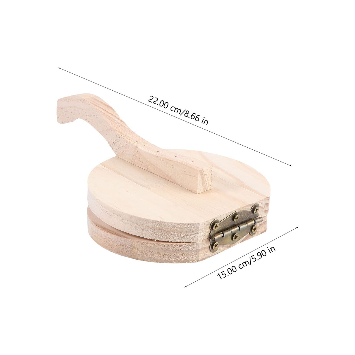 Cabilock Tortilla Press Authentic Traditional Wood Tortilla Maker Corn Tortilla Machine for Home Cabilock